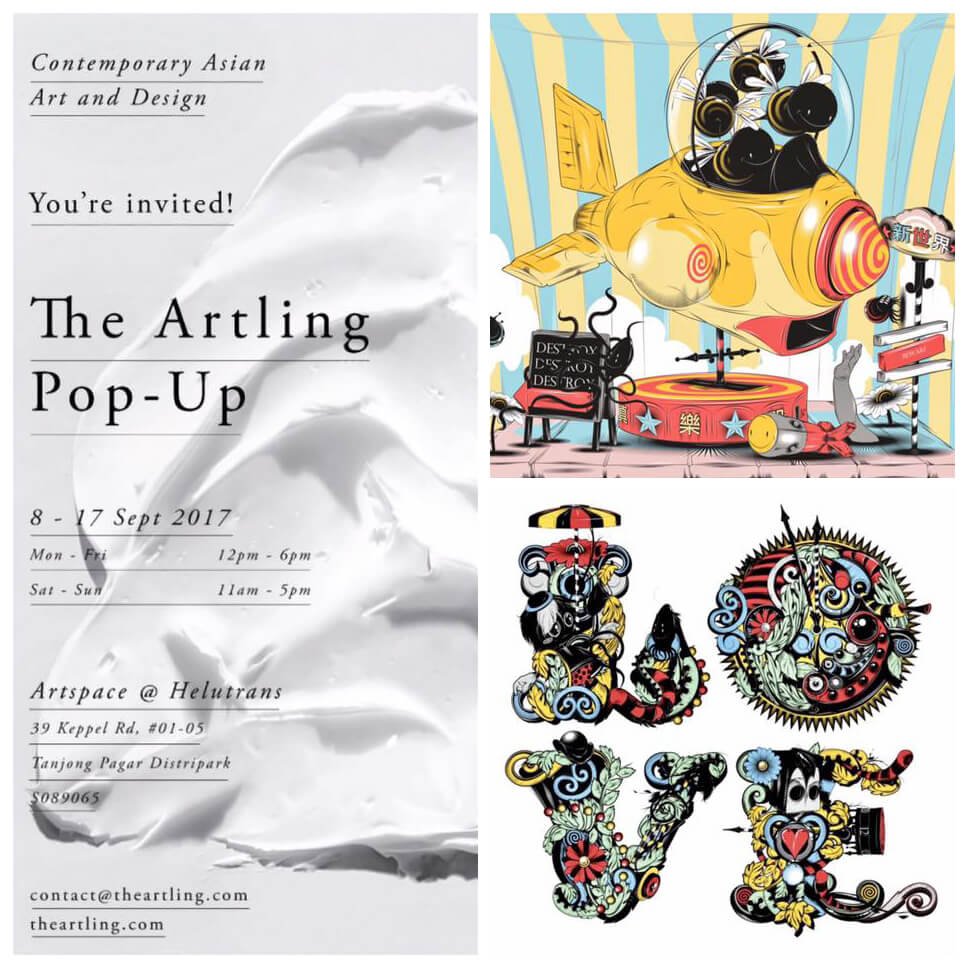 The Artling Pop-Up, Art Space at Helutrans, Singapore